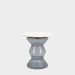 Turin Side Table Smoke 51x51x51cm