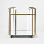 Verna Bronze Bar Cart