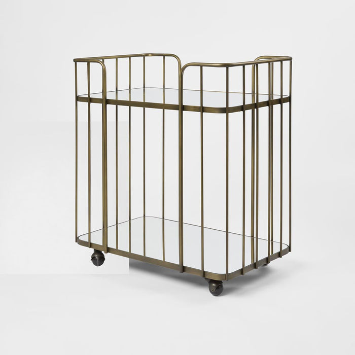 Verna Bronze Bar Cart