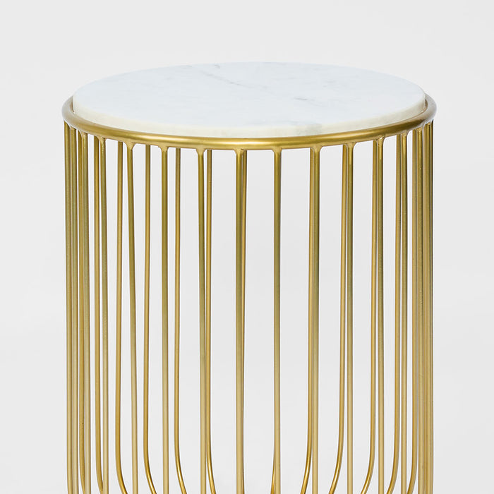 Riley Side Table Gold