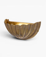 Half Moon Shell Shade Wall Light