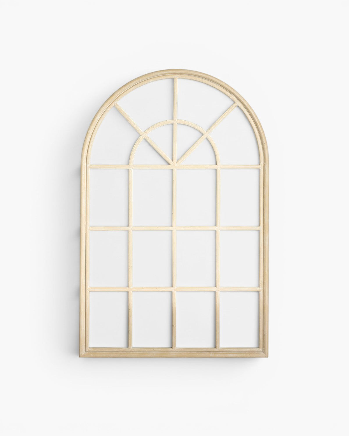 Hamptons Arched Mirror 100x150cm Natural