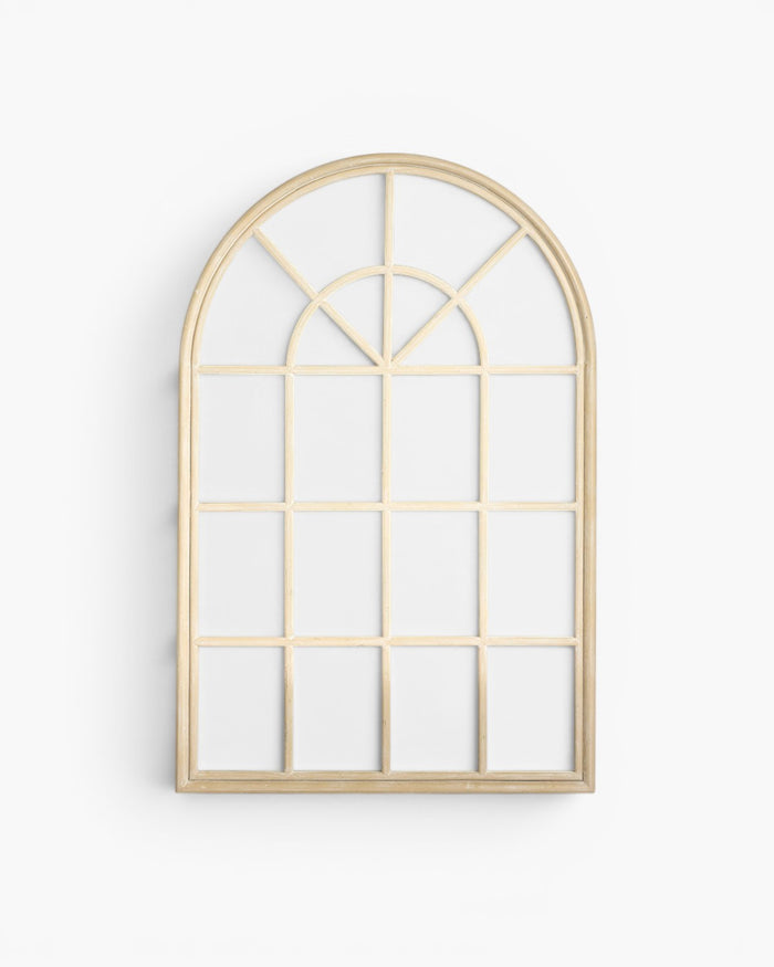 Hamptons Arched Mirror 100x150cm Natural