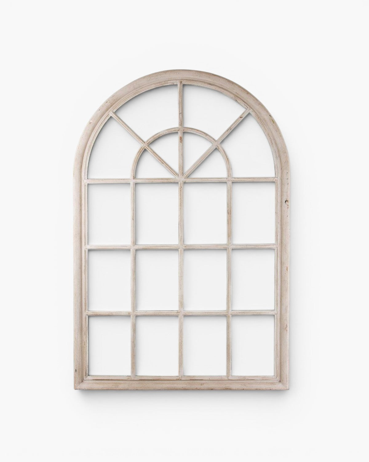 Hamptons Arched Mirror 1x1.5m Grey