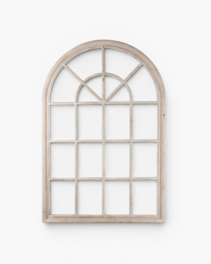 Hamptons Arched Mirror 1x1.5m Grey