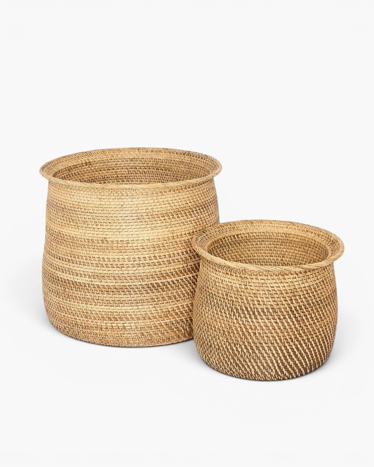 Hanna Rattan Basket Set of 2