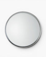 Harvey Round Mirror Silver