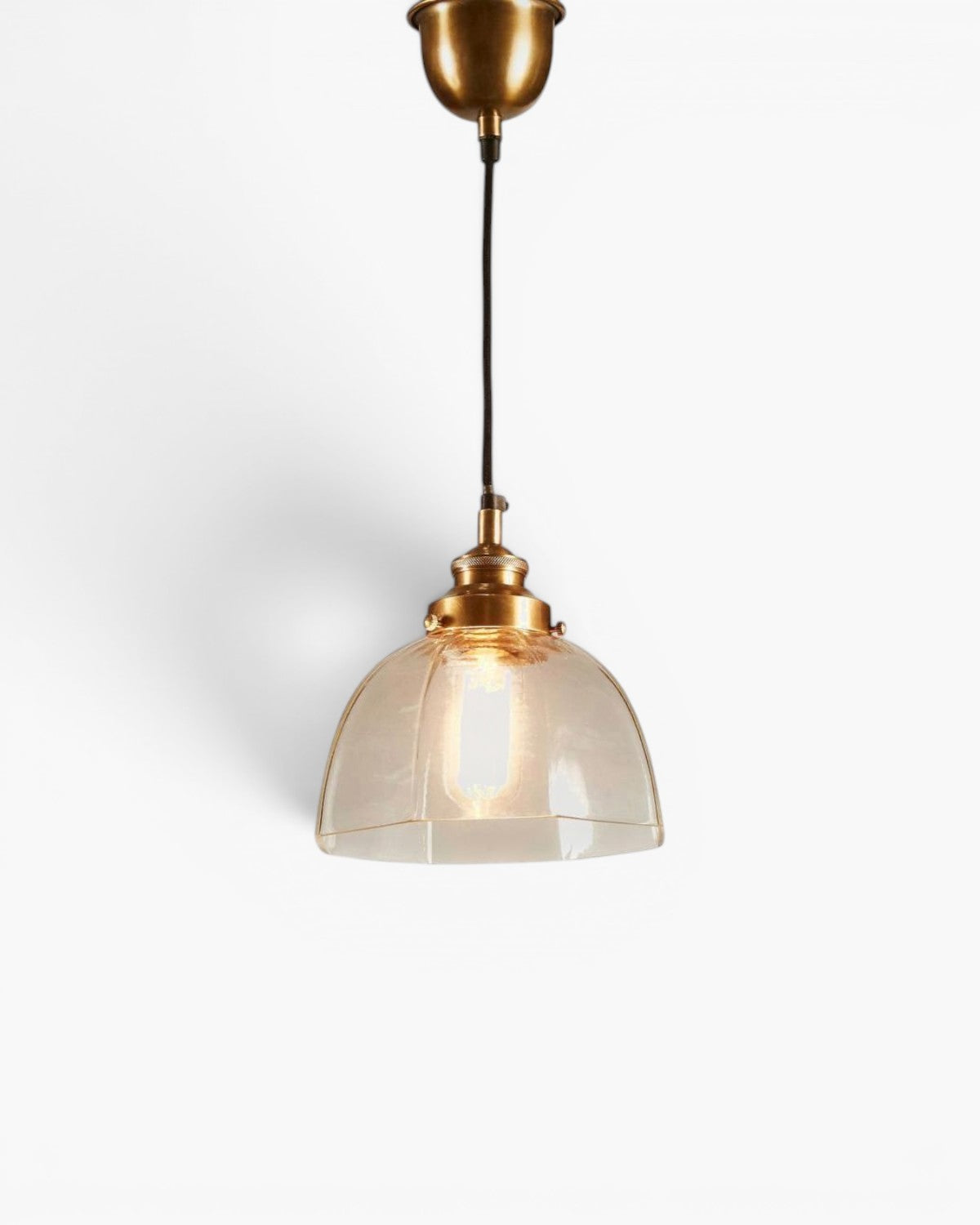 Hobart Ceiling Pendant Antique Brass
