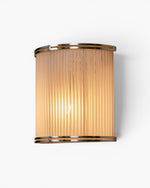 Inanda Half Round Wall Light Nickel