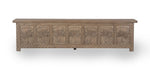 Islander 7 Door Sideboard in Mud Grey, front view