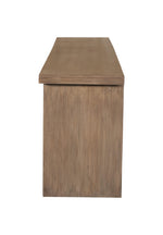 Islander 7 Door Sideboard in Mud Grey, side view