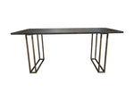 Tubetti Black & Gold Dining Table