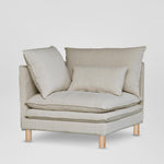 Aura Corner Sofa Base With Cover Natural