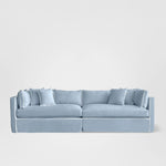 Marbella 4 Seat Sofa Beach W/White piping
