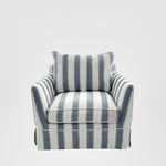 Noosa Hamptons Armchair Blue Sky Stripe