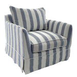 Noosa Hamptons Armchair Blue Sky Stripe