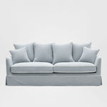 Noosa Hamptons 3 Seat Sofa Beach W/White Piping