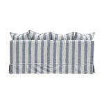 Noosa Hamptons 2.5 Seat Sofa Blue Sky Stripe