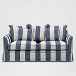Noosa Hamptons 2 Seat Sofa Denim/Cream