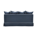 Noosa Hamptons 2.5 Seat Sofa Navy W/White Piping