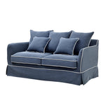Noosa Hamptons 2 Seat Navy W/White Piping
