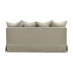 Noosa Hamptons 2.5 Seat Sofa Natural W/White Piping