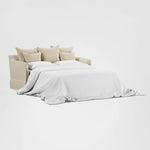 Noosa Hamptons 2 Seat Sofa Bed Beige