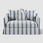 Noosa Hamptons 1.5 Seat Sofa Bed Blue Sky
