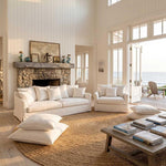 Noosa Hamptons 1.5 Seat Sofa Bed Ivory