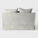 Noosa Hamptons 1.5 Seat Sofa Bed Natural Stripe