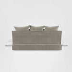 Noosa Hamptons 2.5 Seat Sofa Bed Natural W/White Piping