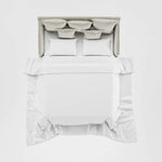 Noosa Hamptons 2.5 Seat Sofa Bed Natural W/White Piping