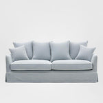 Noosa Hamptons 3 Seat Queen Sofa Bed Beach W/White Piping
