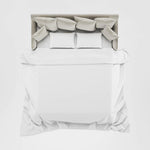 Noosa Hamptons 3 Seat Queen Sofa Bed Natural W/White Piping