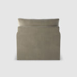 Byron Hamptons Armchair Natural W/White Piping
