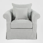 Avalon Hamptons Armchair Cloud Stripe