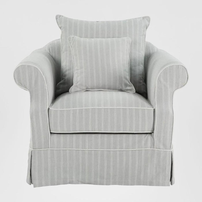 Avalon Hamptons Armchair Cloud Stripe