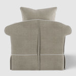 Avalon Hamptons Armchair Natural W/White Piping