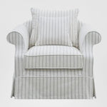 Avalon Hamptons Armchair Stone Stripe