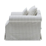 Avalon Hamptons Armchair Stone Stripe