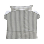 Avalon Hamptons Armchair Stone Stripe