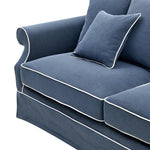Avalon Hamptons 3 Seat Sofa Navy