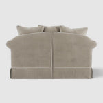Avalon Hamptons 2 Seat Sofa Natural W/White Piping
