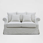 Avalon Hamptons 2 Seat Sofa Stone Stripe