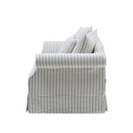 Avalon Hamptons 2 Seat Sofa Stone Stripe