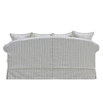 Avalon Hamptons 3 Seat Sofa Stone Stripe