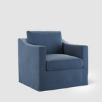Clovelly Hamptons Armchair Navy