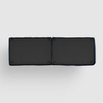 Marbella 4 Seat Sofa Navy W/White Piping