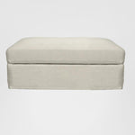 Marbella Ottoman Ivory