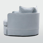 Noosa Hamptons Snuggle Chair Beach with white piping